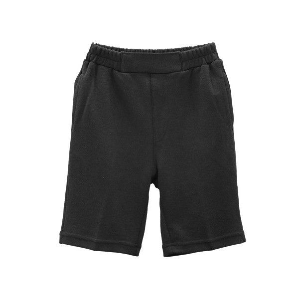 バミューダパンツ 男女兼用 無地 黒 紺 キッズ お受験 運動考査