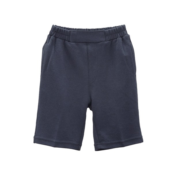 バミューダパンツ 男女兼用 無地 黒 紺 キッズ お受験 運動考査好適品