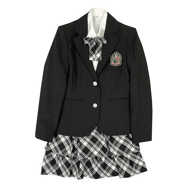 卒業式フォーマルスーツ5点セット 女の子 150 160 HeartShape 33230