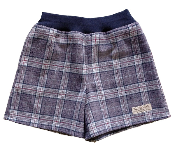 キュロット スカート ウエスト総ゴム パープルグレー ライトベージュ女の子 子供服 110 120 130 HeartShape hs44013  :hs44013:ごきげんめいと ヤフー店 通販 