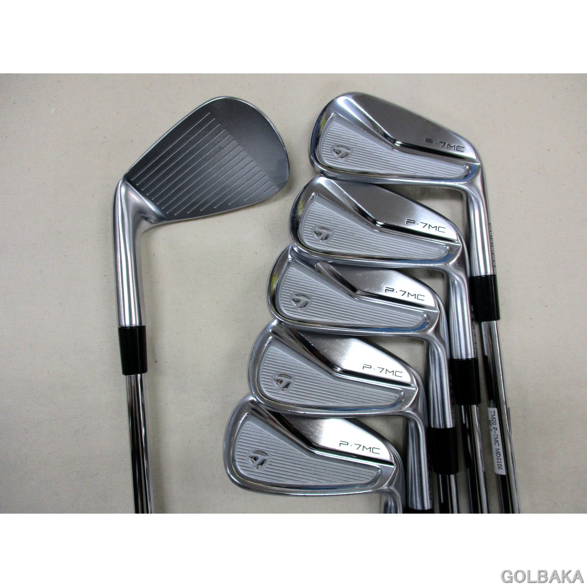 中古】B：テーラーメイド P・7MCアイアンセット6本（＃5-P） ロフト26
