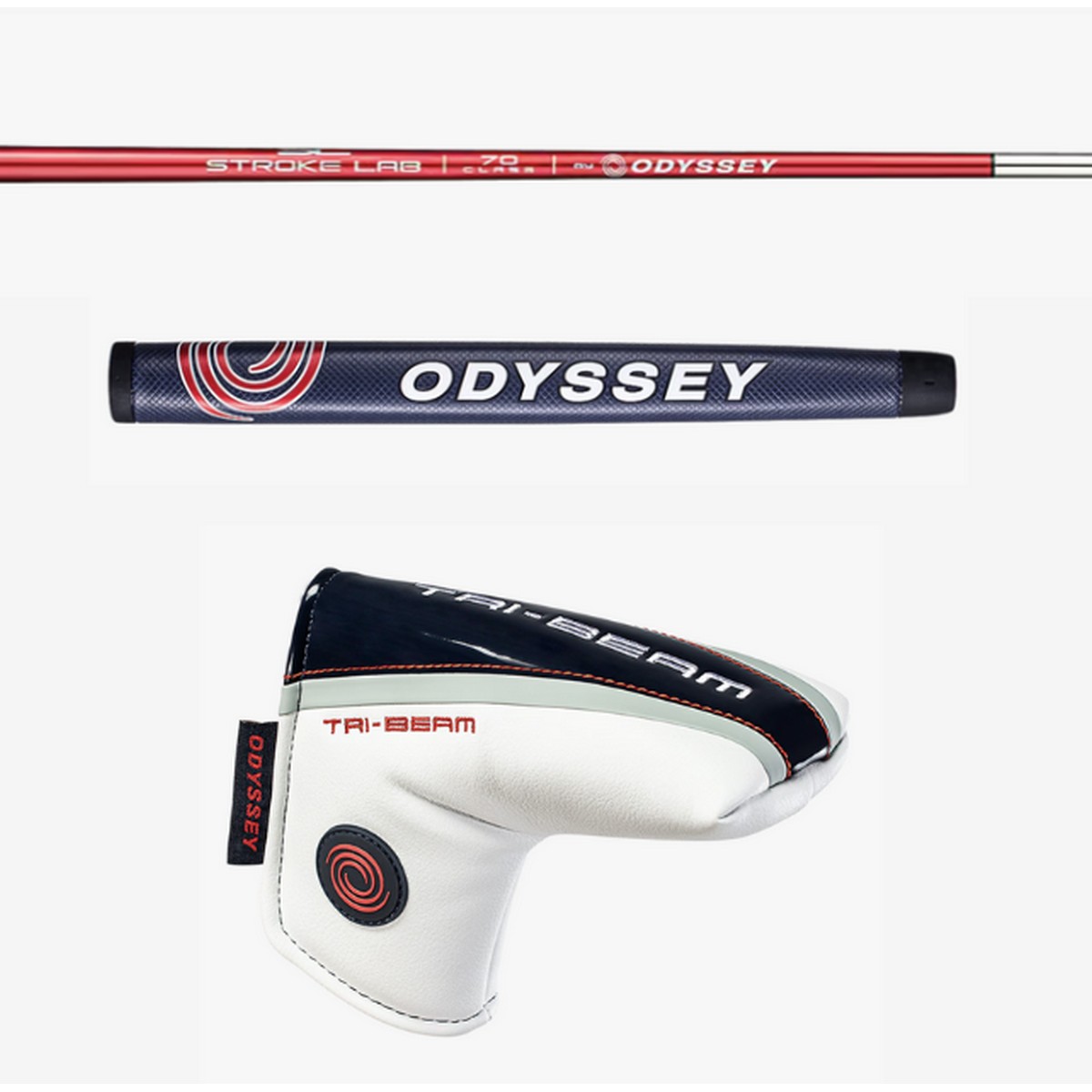 新品】オデッセイ TRI-BEAMパター STROKE LAB 70C RED シャフト 34