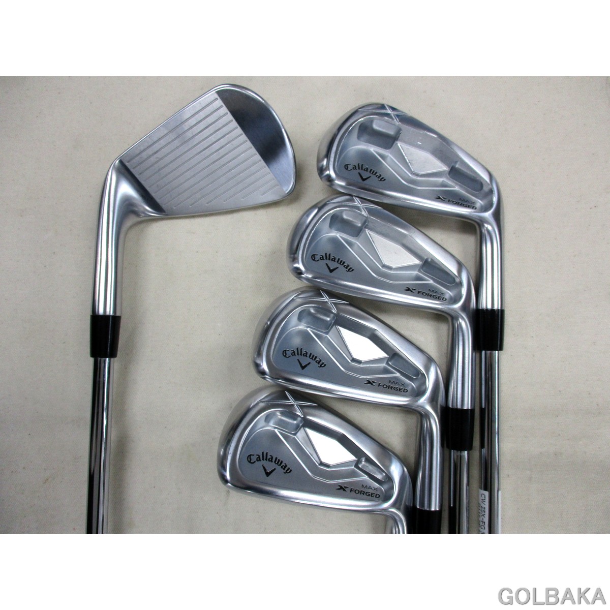 nc】【中古】B：キャロウェイX FORGED MAXアイアンセット5本（＃6-P