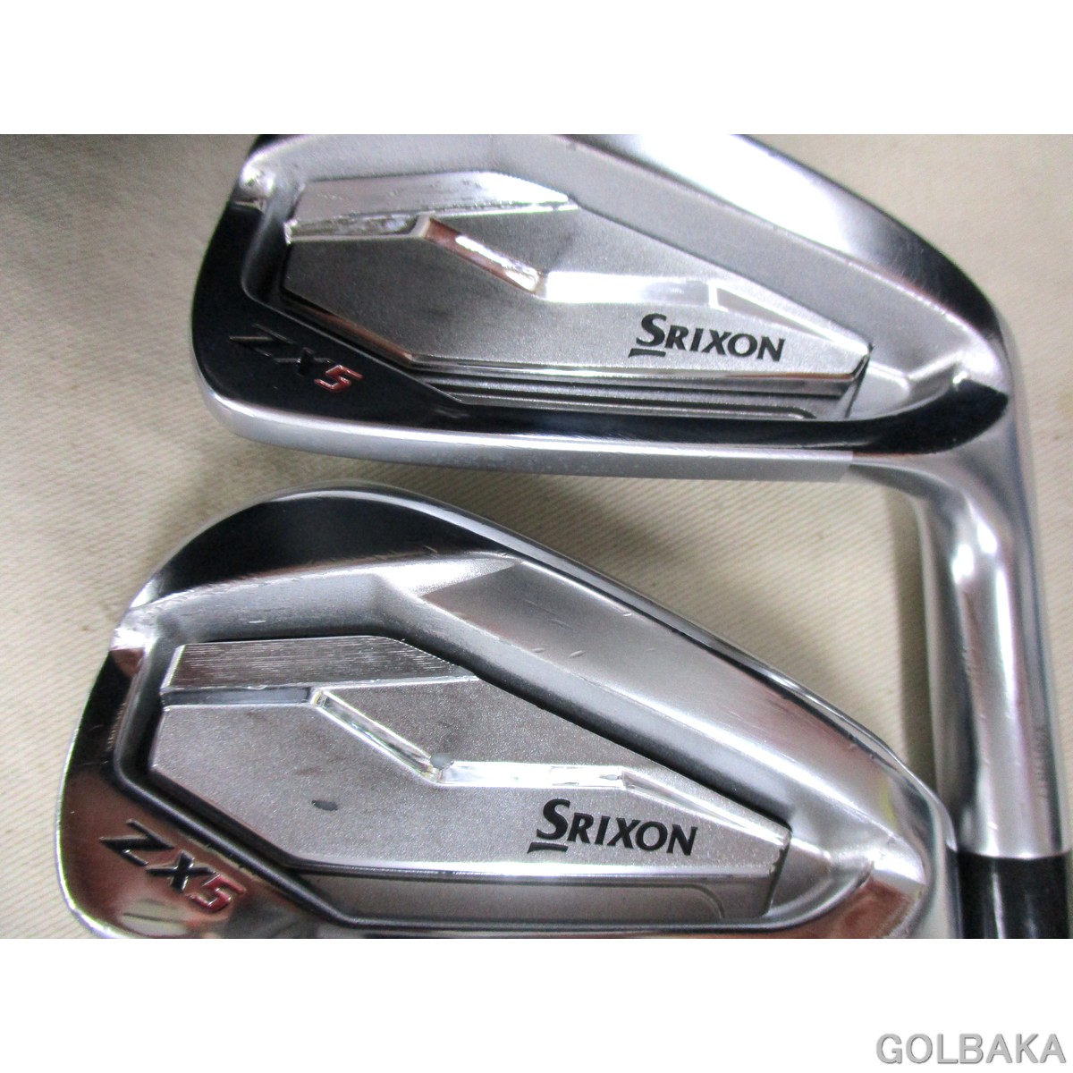 中古】BC：ダンロップSRIXON ZX5アイアンセット7本（＃6-P.A.S