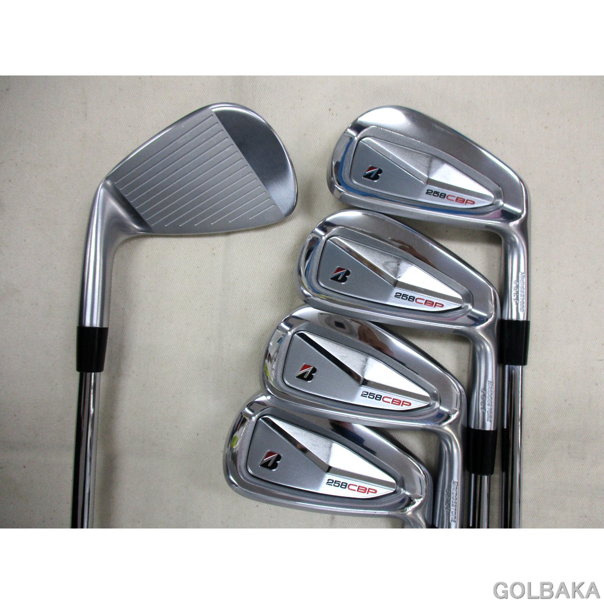ブリジストン258CBP 5番アイアン　新品未使用 中古】B：ブリヂストン258CBPアイアンセット5本（＃6-P） ロフト26.5
