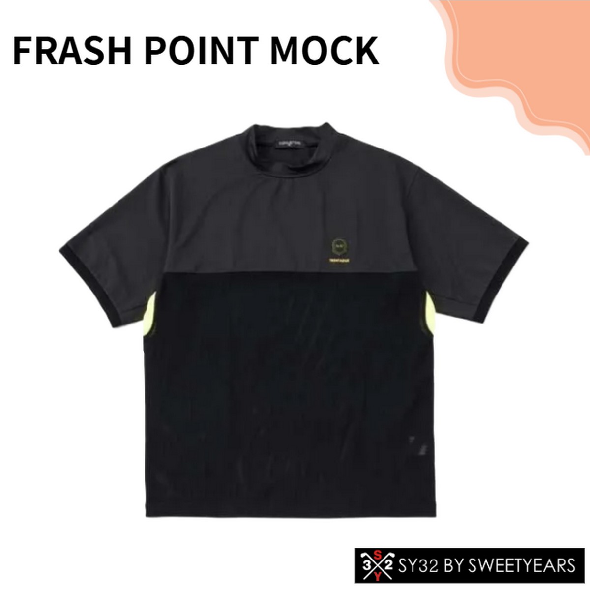 送料無料【新品】SY32 by SWEET YEARS FRASH POINT MOCK モックネック