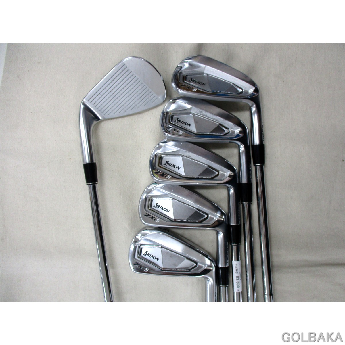 中古】B：ダンロップSRIXON ZXI5アイアンセット6本（＃5-P） ロフト