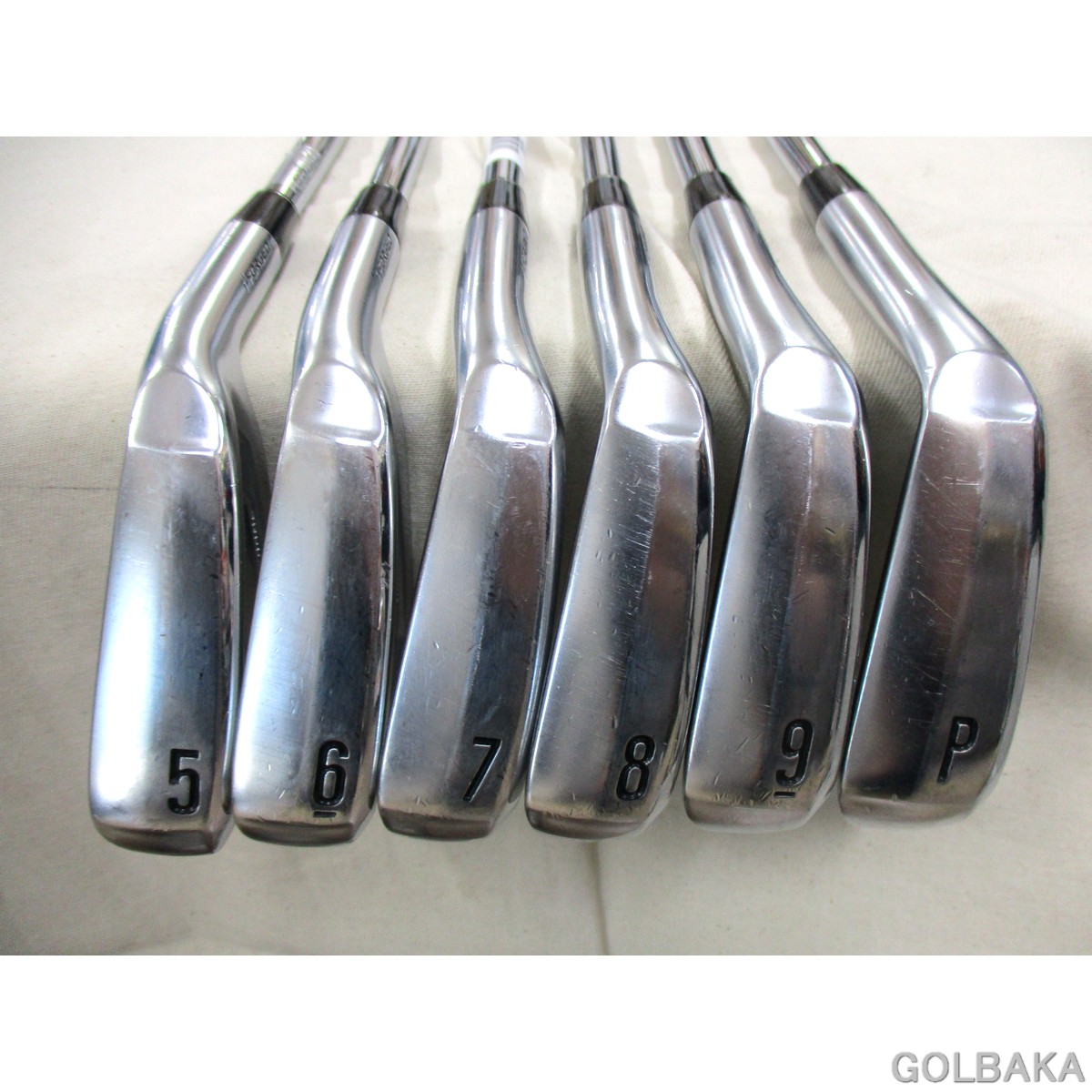 中古人気品！ダンロップ スリクソン ZX-5 アイアン 6本(5-p) 純正NS 中古】B：ダンロップSRIXON ZXI5アイアンセット6本（＃5-P） ロフト
