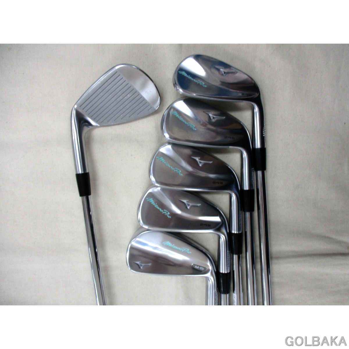 中古】B：ミズノMIZUNO PRO 245アイアンセット6本（＃5-P） ロフト