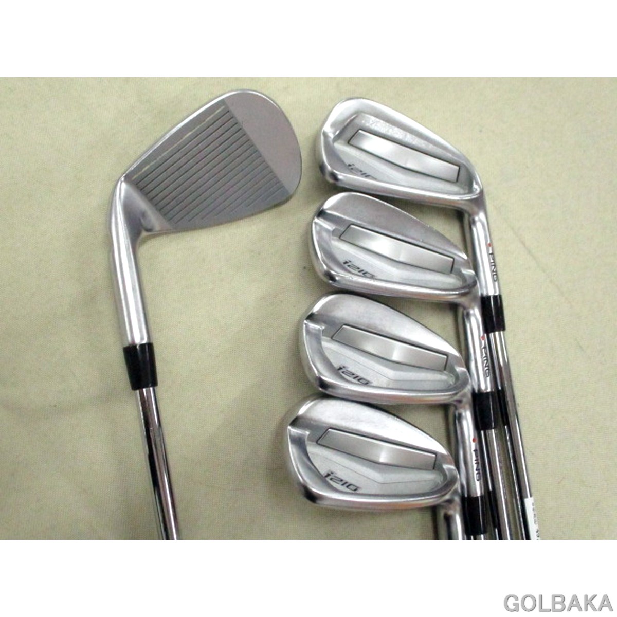 中古】BC：ピンi210アイアンセット5本（＃6〜＃9.W） ロフト29.5(#6