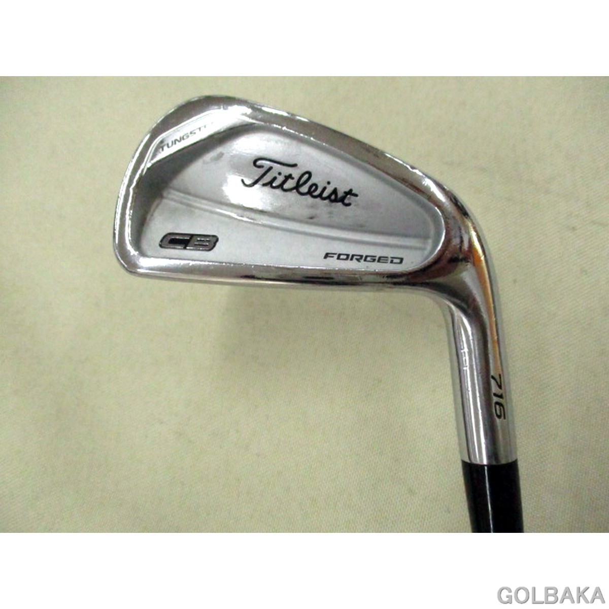 U04】【中古】BC：タイトリストCB716アイアンセット7本（＃4〜＃9.PW