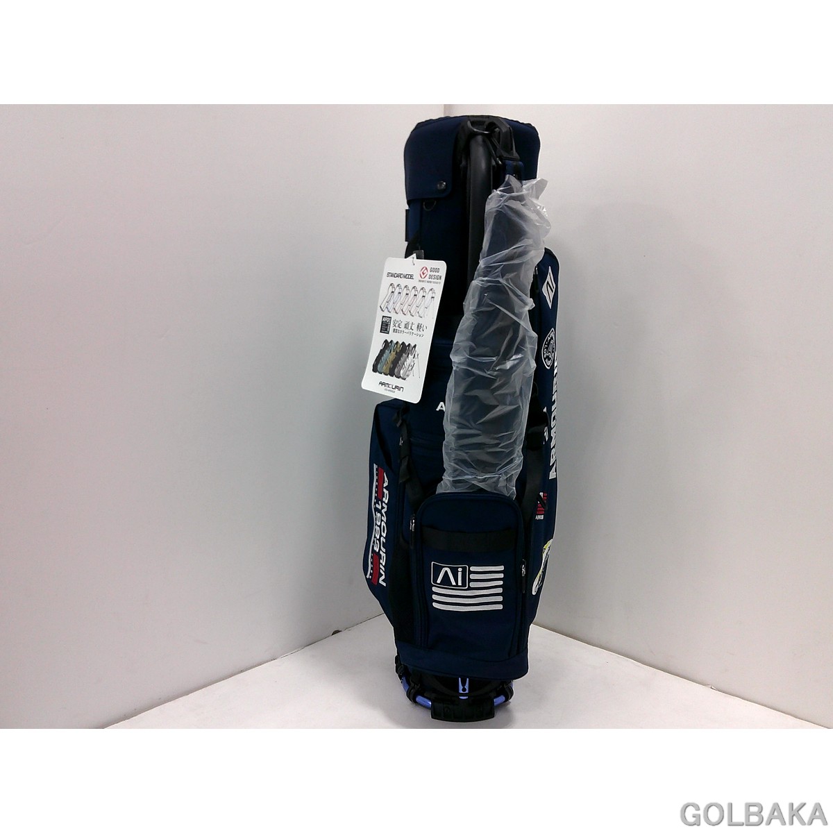 S】刻印対応 【新品】ARMOURINスタンドキャディバッグ APR25SS1-CAB009