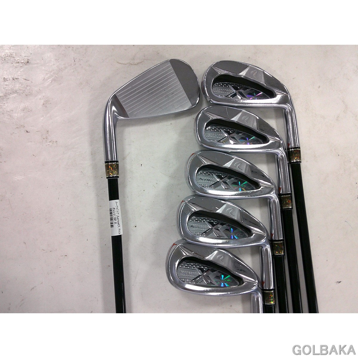 中古】C：ルーツゴルフ AerMet-Xアイアンセット6本セット（＃5-9.PW