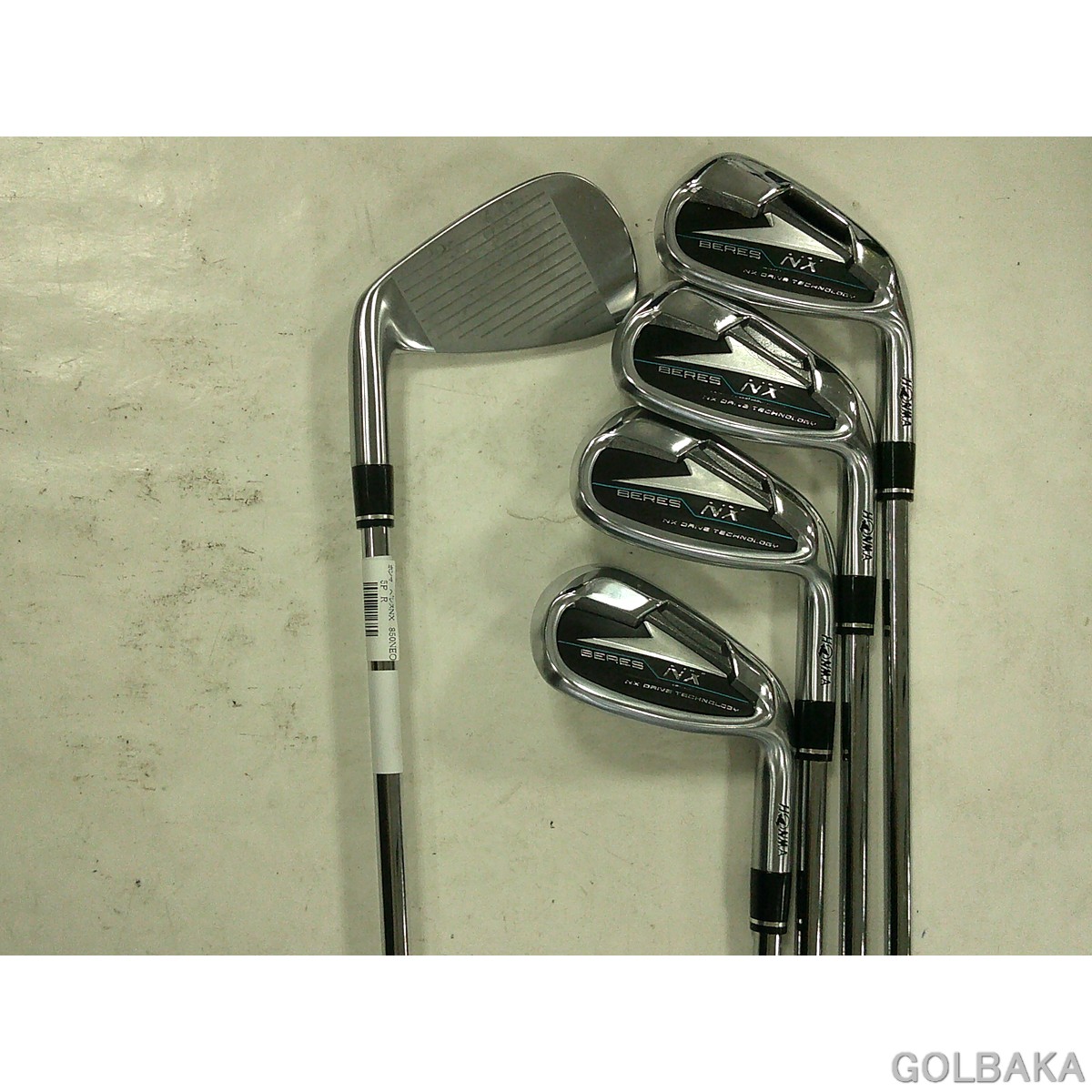 中古】C：ホンマベレスNXアイアンセット5本（7-.11） ロフト27