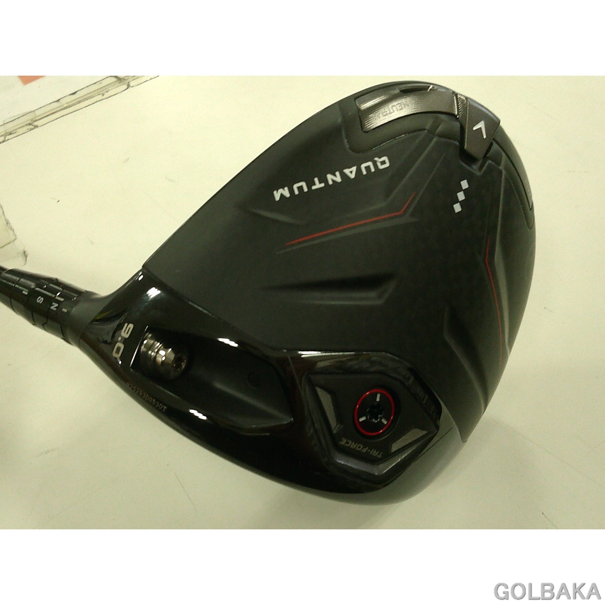 U06】【中古】B：キャロウェイクワンタムトリプルダイヤドライバー1w 