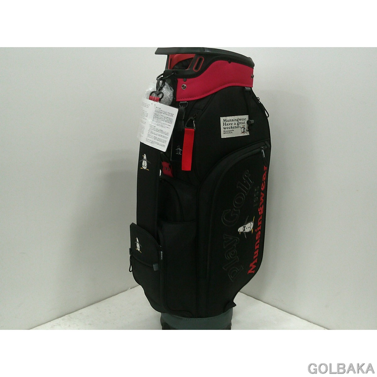 S】刻印対応 【新品】マンシングウェアキャディバッグ MG5SCB04M