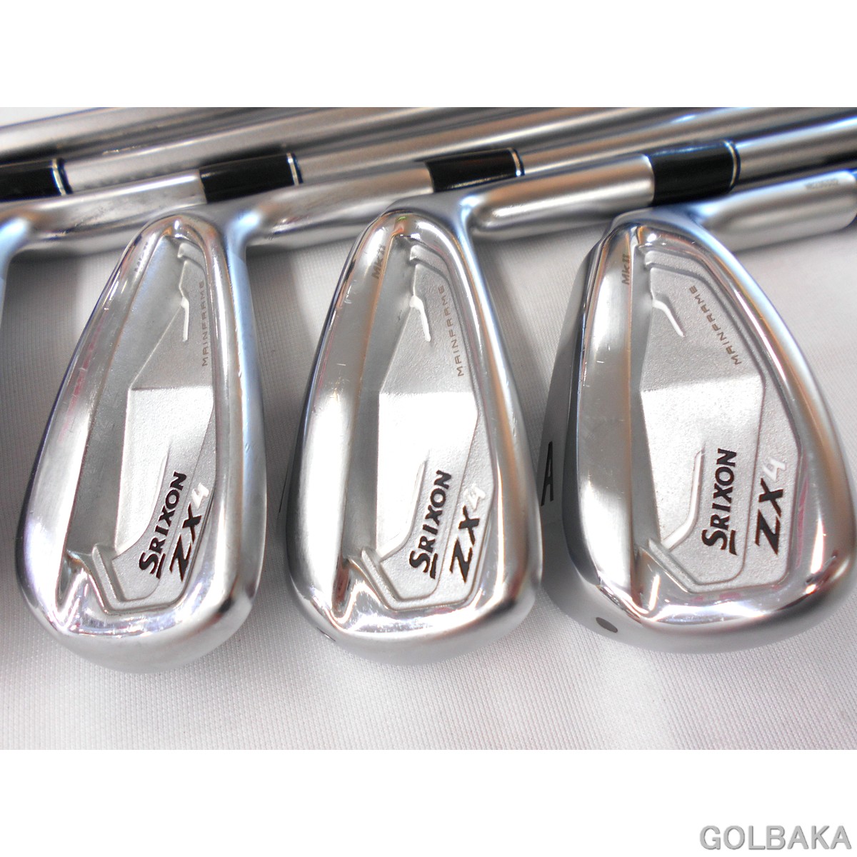 中古】BC：ダンロップ スリクソン ZX4 MK2 アイアンセット 7本(#5~9