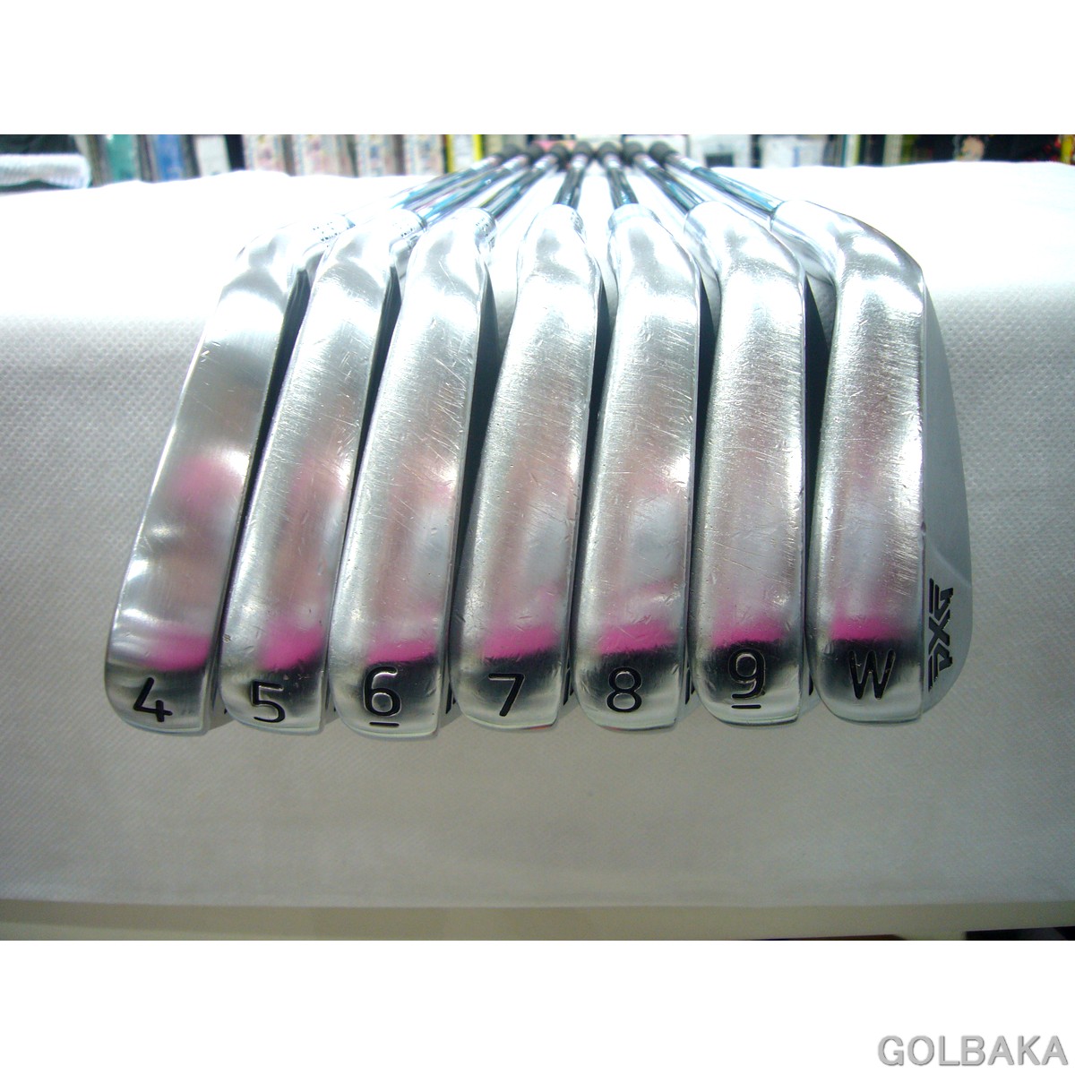 中古】C：PXGPXG 0211 STアイアンセット7本（4〜W) ロフト32(#7)° N.S