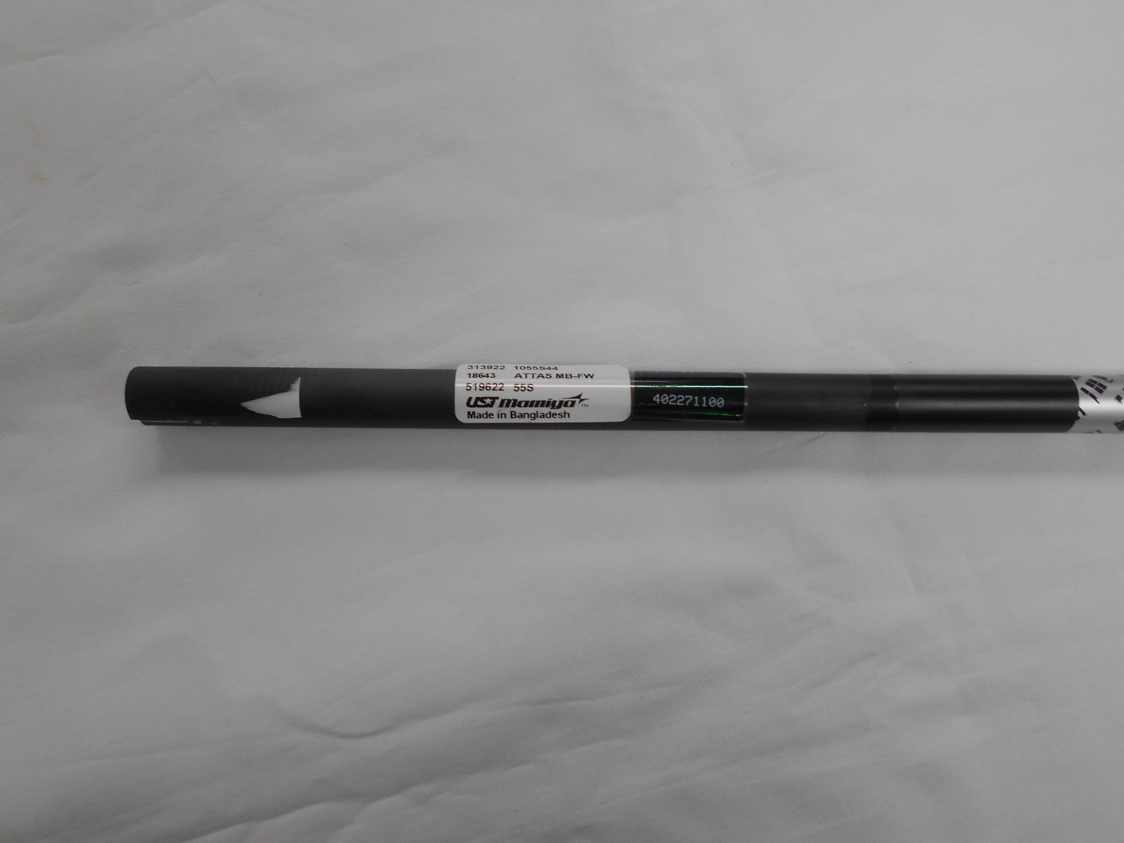 中古】S：【シャフトのみ】USTマミヤ アッタス MB Fw55 S 長さ44インチ