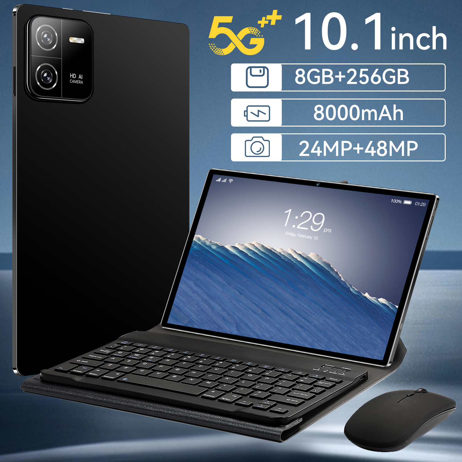 タブレット PC 本体 android13.0 10.1インチ タブレットPC Wi-Fiモデル 8GB+128GB IPS液晶 5G 電話対応  ネット授業 GPS タブレットケース コスパ最高 X11