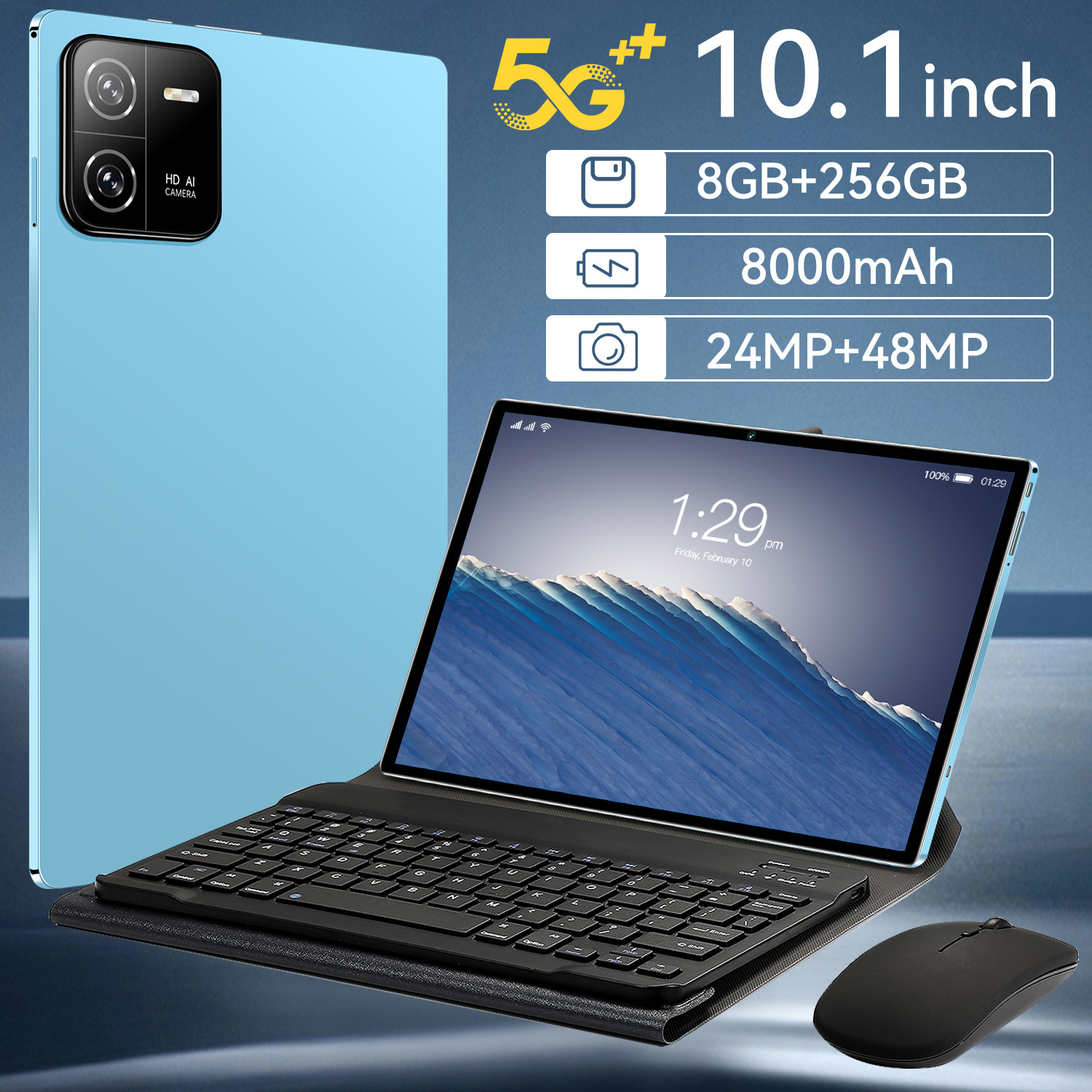 タブレット PC 本体 android13.0 10.1インチ タブレットPC Wi-Fiモデル 8GB+128GB IPS液晶 5G 電話対応  ネット授業 GPS タブレットケース コスパ最高 X11