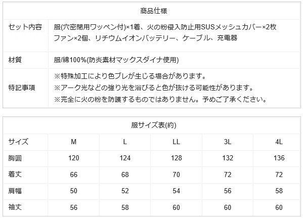 空調服 エアコン服 Br00s Br 00s 防炎 耐火 ファン リチウムイオン バッテリー セット ファン付き 作業着 作業服 熱中症 Br00 Product Details Yahoo Auctions Japan Proxy Bidding And Shopping Service From Japan