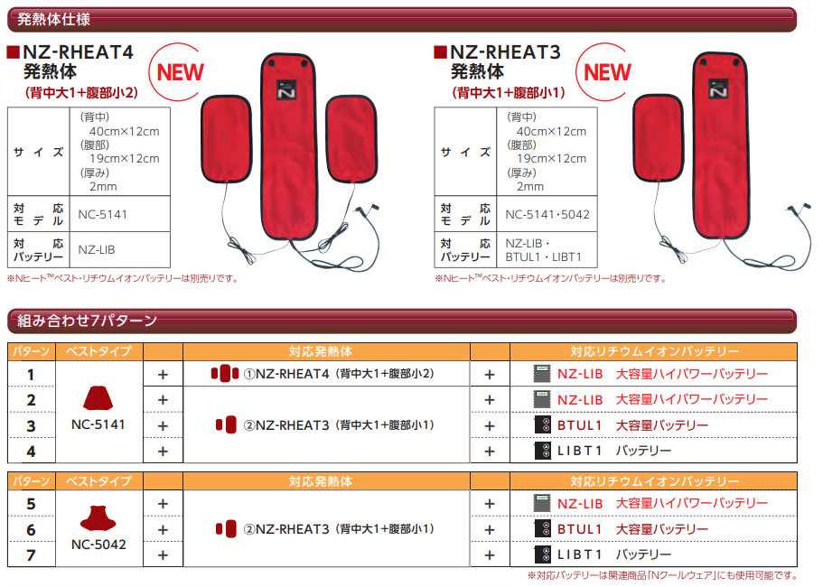 NSP Nヒート ベスト フリース