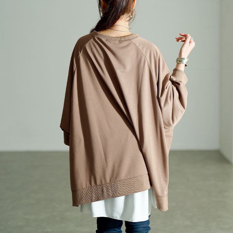 ステップヘムドルマンワイドチュニック