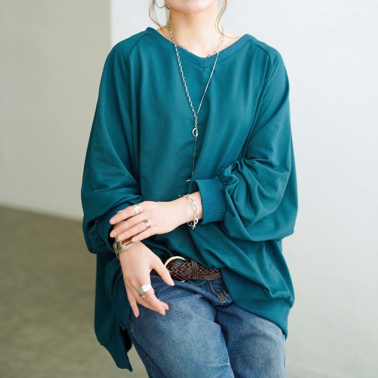 ステップヘムドルマンワイドチュニック