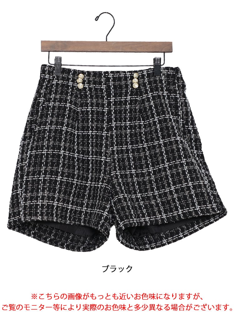 GOLDJAPAN 大きいサイズ レディース ボトムス パンツ ツイード