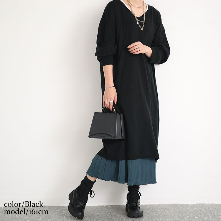 GOLDJAPAN 大きいサイズ レディース ワンピース セット ロング 長袖  