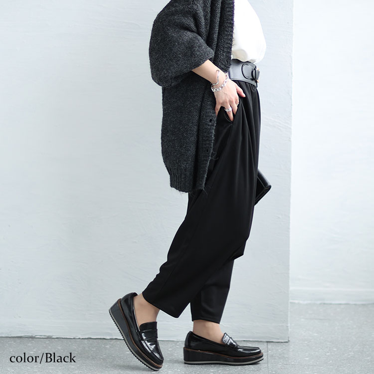ポエムボヘミアン 12SSコールド加工スエットサルエルパンツ44 お1人様1点限り】 ポエムボヘミアン 12SSコールド加工スエット