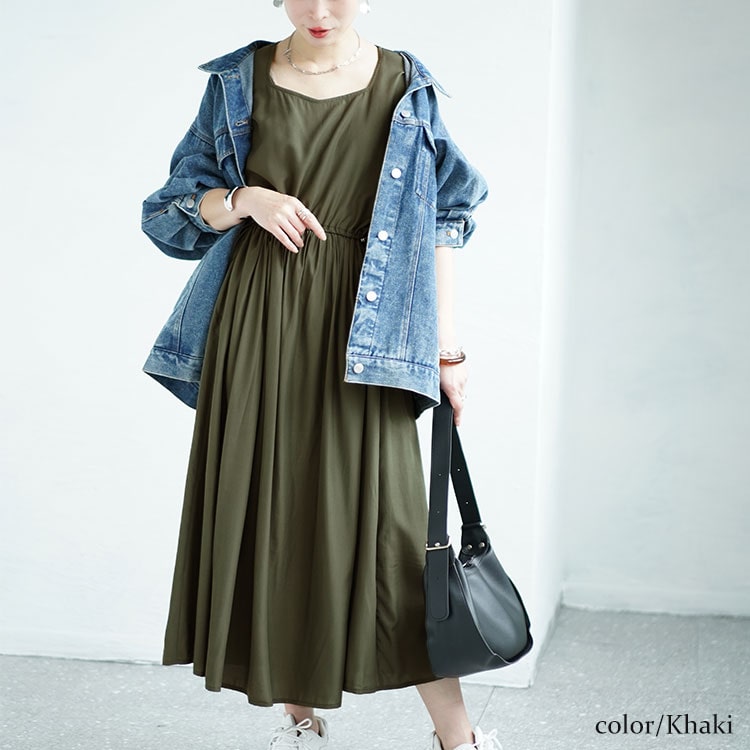 GOLDJAPAN 大きいサイズ レディース ワンピース ロング 半袖