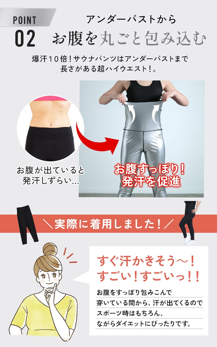 発汗サウナダイエットパンツ