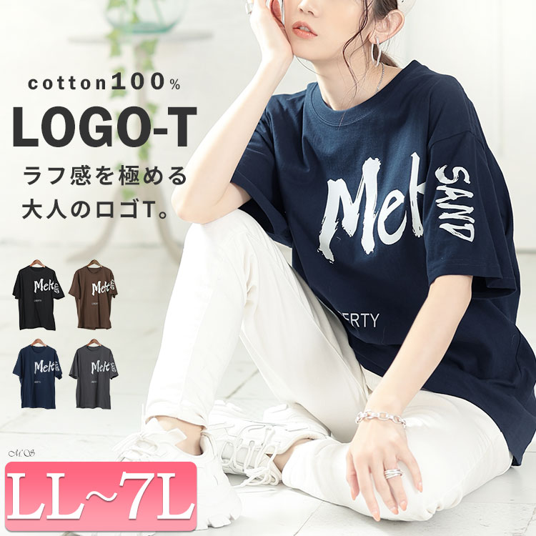 ショップレビュー ランキング レディース 大きいサイズ GOLDJAPAN トップス ラウンド Tシャツ トップス