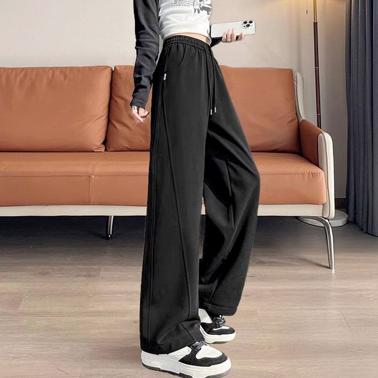 サイドラインワイドスウェットパンツ