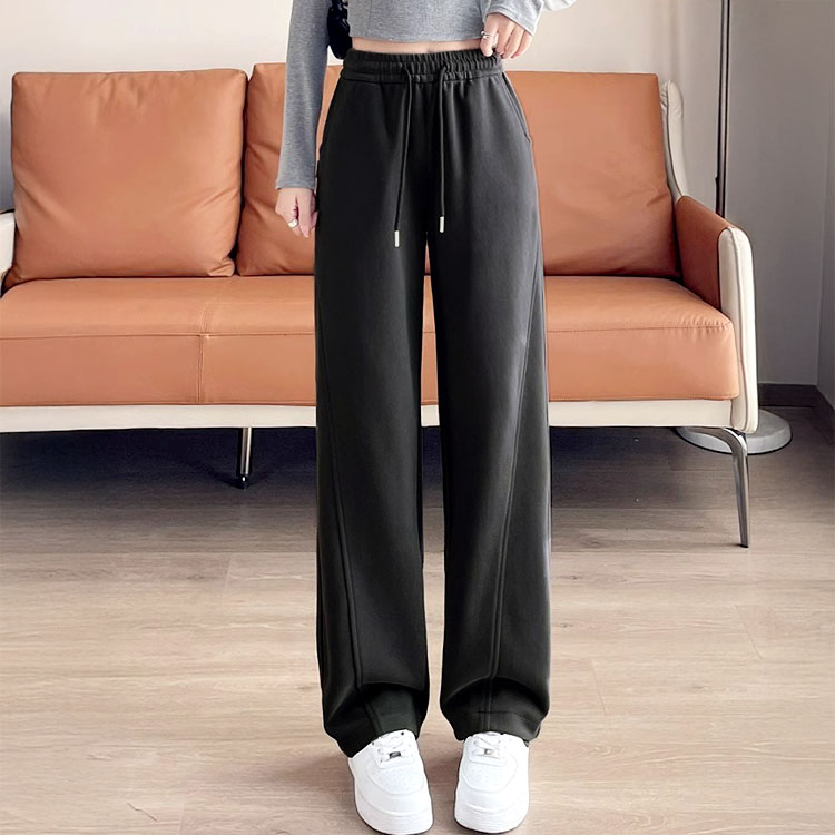 サイドラインワイドスウェットパンツ