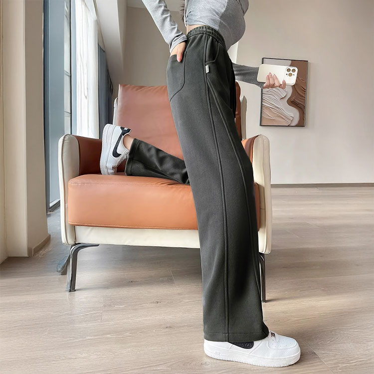 サイドラインワイドスウェットパンツ