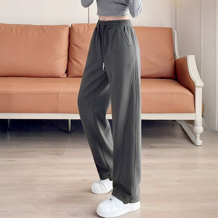 サイドラインワイドスウェットパンツ