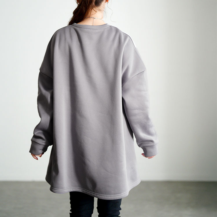 裏起毛フレアチュニック