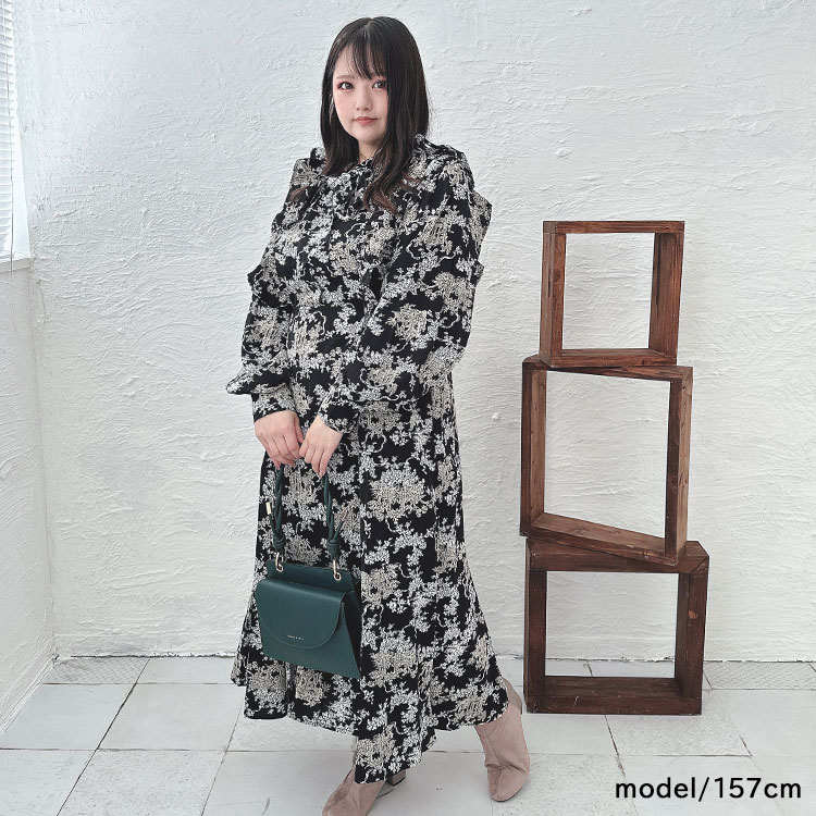お値下げ中♡お出かけにぴったり♪ トワルドジュイ柄ロング
