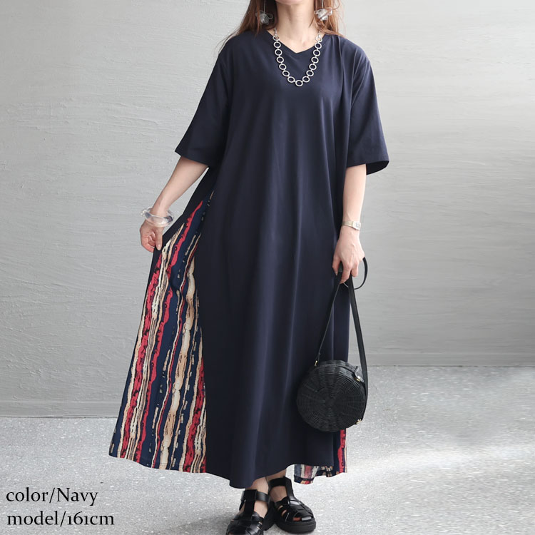 21SS 極美品 大きいサイズXL】レリアン ベルト付 洗える 総柄