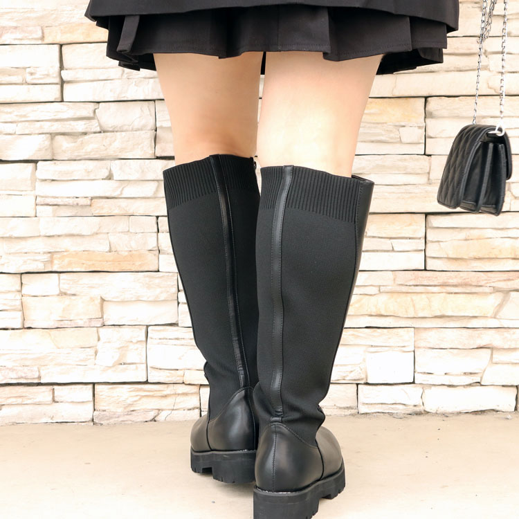カワイオカダ ロングブーツ Lサイズ 24サイズから24.5サイズ