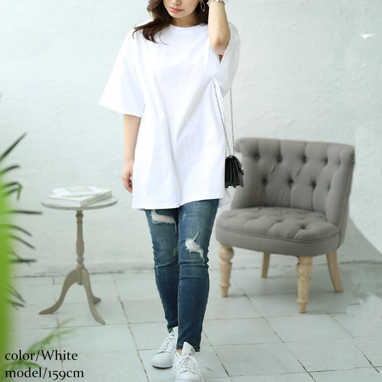 Mサイズ 美品 GOLD OVERSIZE シャツ GU公式 | ワッフルバイカラーステッチオーバーサイズT(5分袖)RS+X