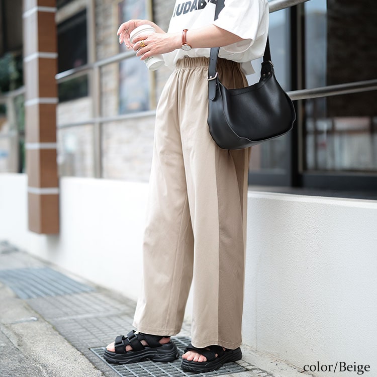 【CRONOS /クロノス】ベージュ　ボトムス　ロングパンツ　Lサイズ CRONOS /クロノス】ベージュ ボトムス ロングパンツ Lサイズ