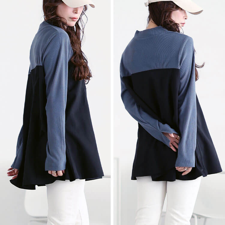 ビスチェドッキングVネックチュニック