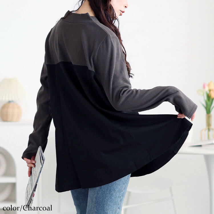 ビスチェドッキングVネックチュニック