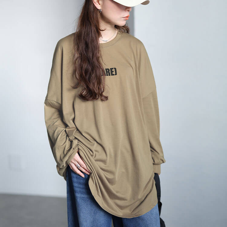 バックプリントビッグチュニック