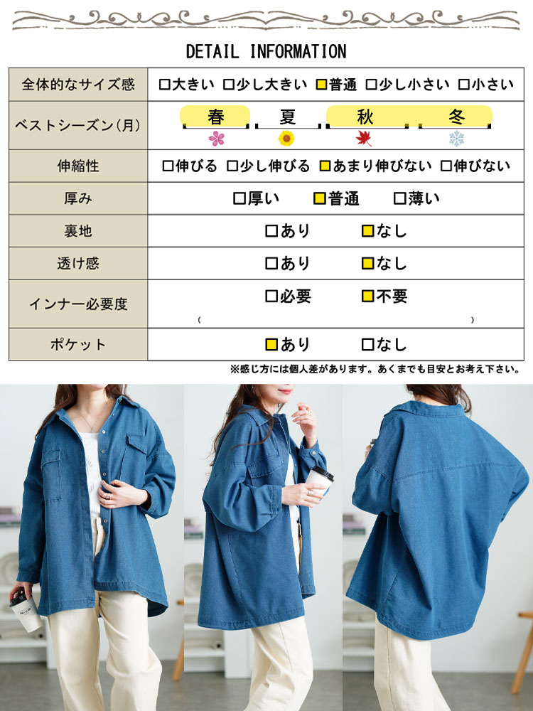 GOLDJAPAN 大きいサイズ レディース トップス シャツ デニム