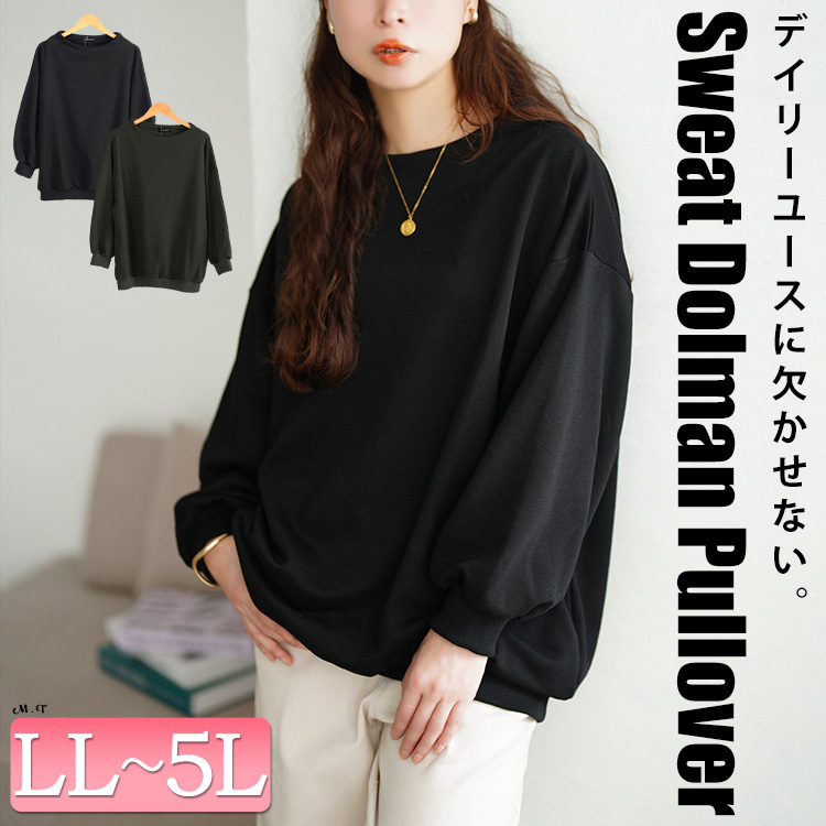 ミニハイネックドルマンスウェット